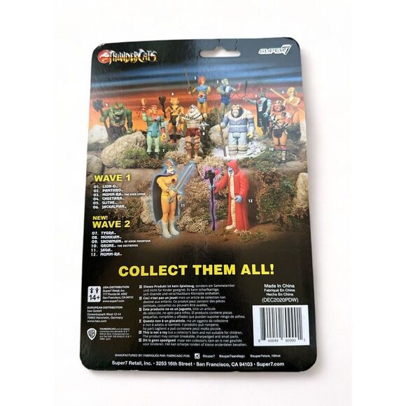 Super7 Monkian Thundercats Super 7 Reaction Figure - Picture 2 of 2